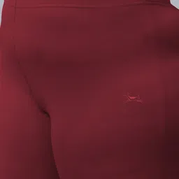 trend level Women Regular Fit Maroon Cotton Blend Trousers image 4