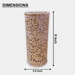 katkaria creations Stone Pipe Table Lamp image 2