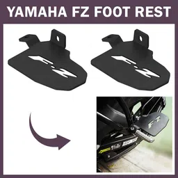 ASRYD Yamaha FZ Foot Rest Black Metal Latest Foot Rest-picture-20