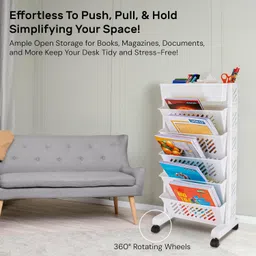 haveu Plastic Open Book Shelf image 4