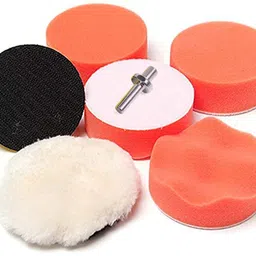 uptodatetools 7pcs 3" Car Sponge Polishing Pad Set Polishing Buffer Waxing Adapter Drill Kit for Auto Body Care Headlight Assembly Repair 7pcs 3" Car Sponge Polishing Pad Set Vehicle Polisher-picture-11