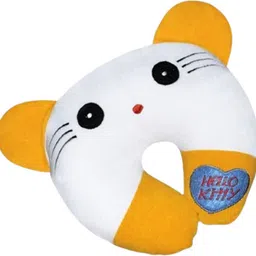 kidvibe Microfibre Baby Pillow Pack of 1 Animals BABY SEED PILLOW, Pillow for Newborn Baby-Round Head Shaping Pillow, 0-12 Months image 2