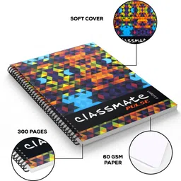 classmate Pulse 6 Subject (297 X 210 mm) Spiral A4 Notebook Unruled 300 Pages image 4