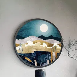 THE ARTMENT Blue Dusk to Dawn Landscape Canvas-image-35