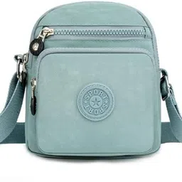 loggin Green Men & Women Sling Bag Multi-Pocket Casual Crossbody Bag for Women, Mini Cross body Bag Women image 1