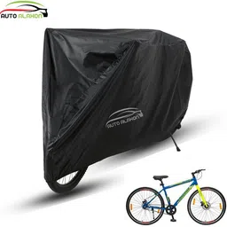 auto alaxon Universal Waterproof Cycle Cover / Bicycle Cover for Jent - Black Bicycle Cover Free Size image 1
