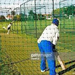 amz sports nets Standard Cricket Practice/Training Net for Ground GREEN 1Side1.5MM THICK(10 X30FT Cricket Net-picture-26
