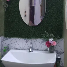 oxzyn 12" x 10" Inch OVAL Mirror DD5 Bathroom Mirror image 2