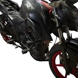 shriragunath Heavy Q.uality Metal Crash Guard with 4 Pcs Slider for TVS Apache RTR 160 4V BS6 image 3