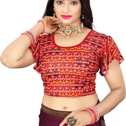 lambodar textiles Round Neck Women Blouse image 2