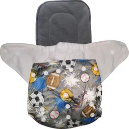 babymoon Premium Adjustable Reusable Washable Cloth Diaper for Baby image 2