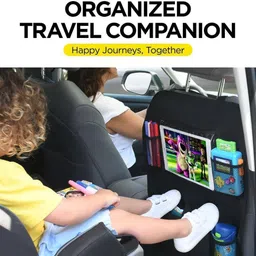 akmor Car Back Seat Organizer With Multi Pockets Rear Storage Hanger for All Cars Car Storage Bag image 3