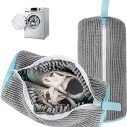 hokal Shoe Washing Machine Bag Reusable with Durable Zipper for Sneakers Organizer Bag Laundry Trolley-picture-17