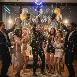 festivaura Ribbon Snow Spray Pack of 2 | Perfect for Parties & Celebrations Snow Spray image 4