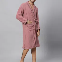 lacylook Peach Medium Bath Robe image 4