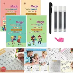 snowshell Magic Reused Practice book For Kids Handwriting 4 Book Drawing Books Magic Zx138-picture-30
