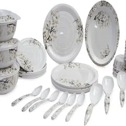 evaware international Pack of 40 Melamin 40 Pieces Kitchen Dinner Set-picture-15