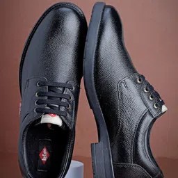 lee cooper Leather Derby Lace-Up Lightweight Comfort Trendy Premium Office/Party Derby For Men-picture-27