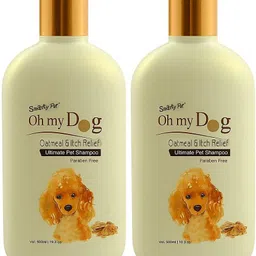 puppyhugs Oh My Dog Oatmeal and Itch Relief Pet Shampoo for Dog,1000ml-Each, Pack of 2 Conditioning, Anti-itching Mild Dog Shampoo-picture-17