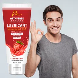 metaverse Lubricant For Men & Women Strawberry Flavour infuses a fruity delight Strawberry Lubricant-picture-0
