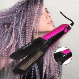 VNG v5506 Salon5506 Professional 65 WATTS INSTANT HEAT CRIMPING IRON INCORPORATING IONIC & OZONIC TECHNOLOGY 8270 Hair Styler image 5