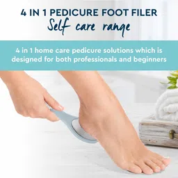 gubb Multipurpose 4 in 1 Pedicure Exfoliator Tool with Foot Scrubber image 2