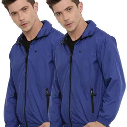 UNSULLY Solid Men Wind Cheater image 3