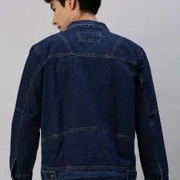 anishanfashions Men Solid Denim Jacket image 2