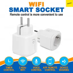 FreshDcart Karomouj Wi-Fi Smart Plug with Google Assistant, Alexa Wi-Fi Socket for Office Smart Plug image 3