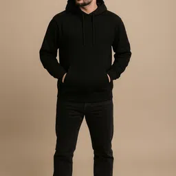 nv collection Men Full Sleeve Solid Hooded Sweatshirt-picture-10