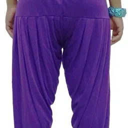wellfitlook Solid Cotton Viscose Blend Women Harem Pants image 4