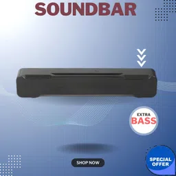 SYARA Bluetooth Soundbar Speaker With 12H Playback HD Stereo for Phone/PC/TV/Laptop105 20 W Bluetooth Soundbar-picture-30