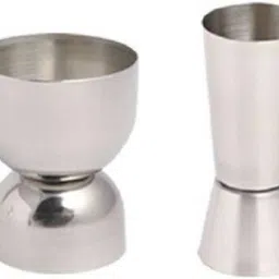 upalabdh 2 PCs PEG MEASURE Glass Set Shot Glass Double Side Jigger 2 - Piece Bar Set-picture-26
