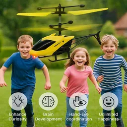 apj enterprise Rc Helicopter Remote Control Toy for Kids Only Go UP and Down image 5