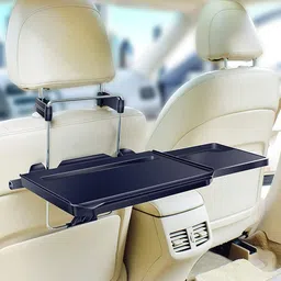 oshotto FT-08 Car Back Seat Tray, Foldable Laptop Desk and Food Tray For Audi Q3 Cup Holder Tray Table image 2