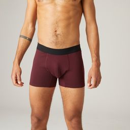 domyos Men's Boxer Cotton Rich 500-Burgundy-picture-44