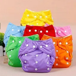 ecohug All In One Washable Reusable Adjustable Baby Pocket Cloth Diapers Multicolor Set-picture-10