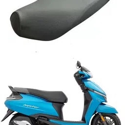dsami Jupitar 113 Dawn Blue Matte Single Bike Seat Cover For TVS Jupiter-picture-14