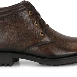 MONDAIN Men’s Casual Boots |Genuine Leather Upper & Lining |Comfortable EVA Sole Boots For Men image 3