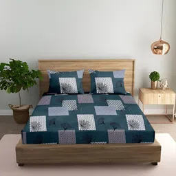 soft-on Polycotton King Flat 180 TC Printed Bedsheet-picture-45