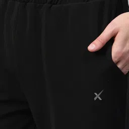 hrx by hrithik roshan Men Solid Black Track Pants image 5