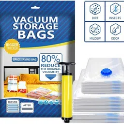 immutable Best Vacuum Bags Space Saver Vacuum Plastic Storage Bag for Clothes ODK9 Travel Storage Vacuum Bags image 5