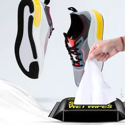 Purabelle Sneaker Shoe Wipes Cleaner, Premium Cleaning Solution Shoe Wet and Dry Set of 2 Cleaner image 2