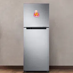 artvibes Fridge Magnet Cute Little Monk Decorative Item for Refrigerator|Almirah(RM_7015) Fridge Magnet Pack of 1 image 4