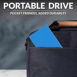 kingster 500GB Ultra Slim External Hard Drive (Portebal Hard Drive, Blue, 1 TB) 3 inch External Hard Drive image 5