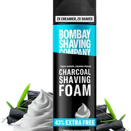 bombay shaving company Charcoal Shaving Foam with Deep Cleansing Formula image 1