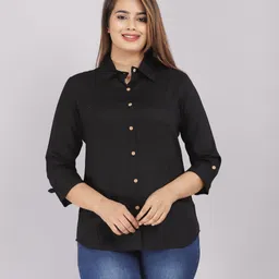 Women Regular Fit Solid Casual Shirt-image-27