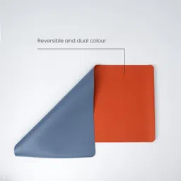 MAMARO Reversible Desk Mat 90x45 CM - Large Vegan Leather Office Desk Pad | Waterproof Mousepad image 4
