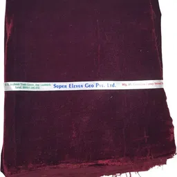 seg Unstitched Velvet Multipurpose Running Fabric Solid image 5