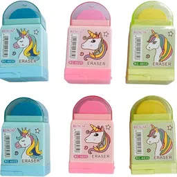 psahg UNICORN Eraser Cum Eraser(PACK OF 6) Eraser-picture-14